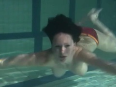 7X3.net presents: Bikini stripped from girl in the pool
