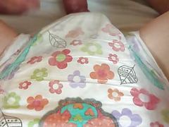 7X3.net presents: Boy and girl in wet goodnites diapers plat with a dildo sex