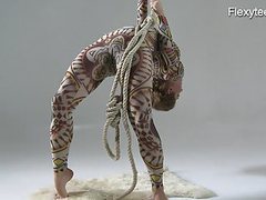 7X3.net presents: Anka the nudist showing her talent