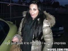 7X3.net presents: Public pickups - young czech exhibitionist fucks for cash