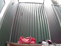 7X3.net presents: Amazing young girl shower voyeur