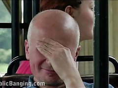 7X3.net presents: Public sex in a city bus