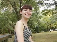 7X3.net presents: Tiny 18 years old teen does porn casting