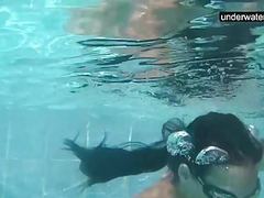 7X3.net presents: Submerged underwater with a dick inside her