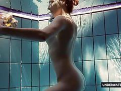 7X3.net presents: Hot big titted teen lera swimming in the pool
