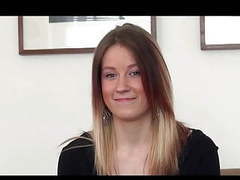 7X3.net presents: A pretty hungarian girl with tight fit body does a casting