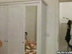 7X3.net presents: She saw her hubby cheating with her mature mom