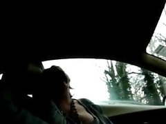 7X3.net presents: Mature wife gives good suck to man on car
