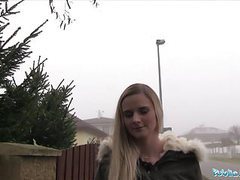 7X3.net presents: Public agent katy pearl gets her tight pussy fucked in a car