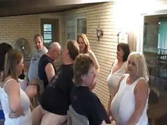 7X3.net presents: Mature bbw sluts sucking cock in group fun