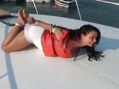 7X3.net presents: Hogtied on a boat