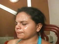7X3.net presents: Stupid slave eats spit, snot and ass of 4 girls