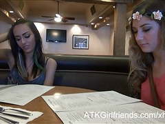 7X3.net presents: You give alison faye and janice griffith a pov facial