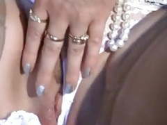 7X3.net presents: Mature mom upskirt, flashing, fingering smooth shaved pussy