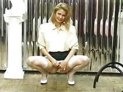 7X3.net presents: Blonde spreads her legs to show off her pussy and ass