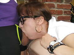 7X3.net presents: Chelsy sun is the naughty secretary (french amateur glasses)