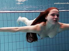 7X3.net presents: Salaka ribkina underwater swimming teen