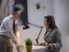 7X3.net presents: Rebecca volpetti wearing nylon stockings getting fucked hard