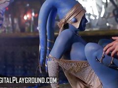 7X3.net presents: Aria alexander does a test on alessa savage & when she passes eva lovia celebrates by doing an orgy - digitalplayground