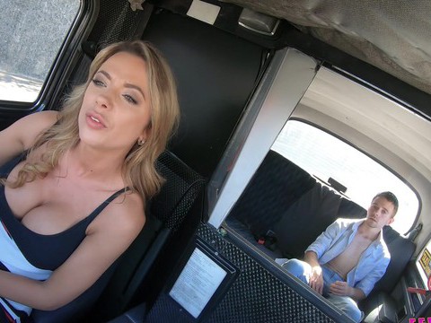 7X3.net presents: Lucky passenger fucks wet pussy of horny taxi driver shalina devine
