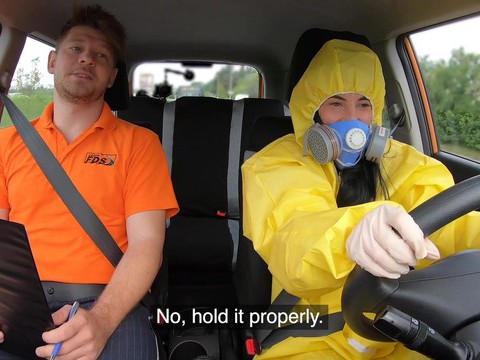 7X3.net presents: Driving instructor fucks orgasmic pussy of skinny czech lexi dona