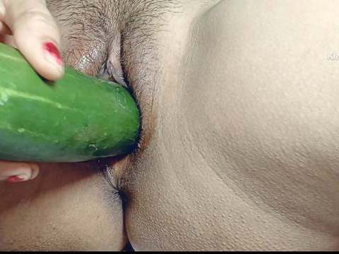 7X3.net presents: I can't get any where big black cock so my small pussy fucked by big cucumber  in hindi