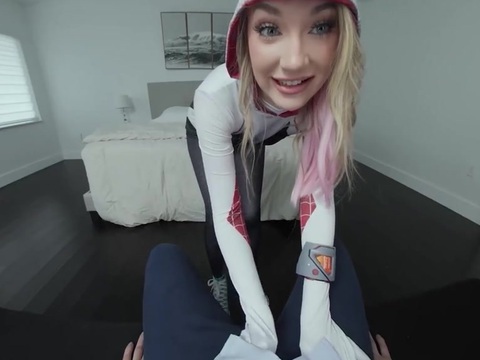 7X3.net presents: Daisy lavoy as spider gwen stacy has been missing you