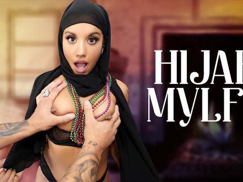 7X3.net presents: Hijab stepmom is not too wild, so showing stepson forbidden parts of her body feels crazy taboo