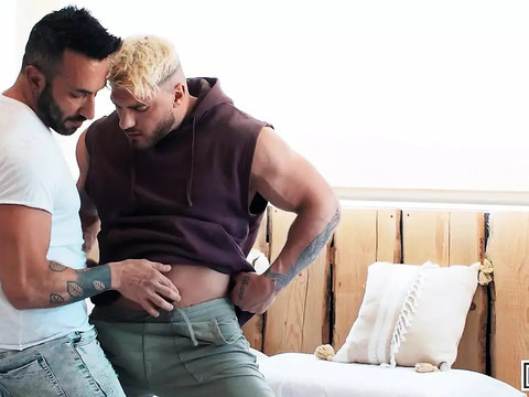 7X3.net presents: Men - eager johnny viper gets a mouthful of cum after william seed fucks his ass in doggystyle