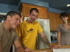 7X3.net presents: Horny mother fucked on kitchen table