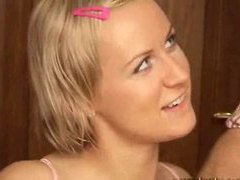 7X3.net presents: Hot blonde on top of cock in toilet