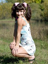 7X3.net presents: Hot beauty teen knows that her sexy smile and much sexier body will bring you on cloud seven of excitement.