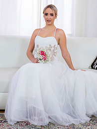 7X3.net presents: Blonde bride Anna Khara has sex with the groom and a photographer at once